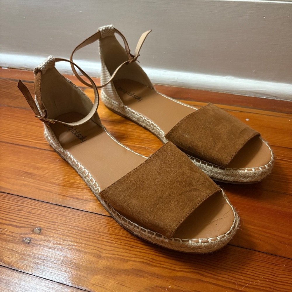 Brown Espadrille Sandals👡